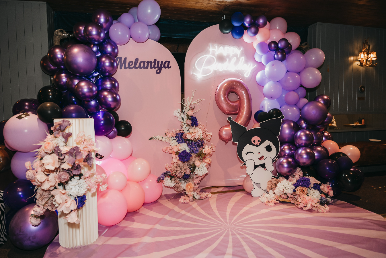 A Kuromi Themed Party for Melaniya at All Star Lane, Holborn